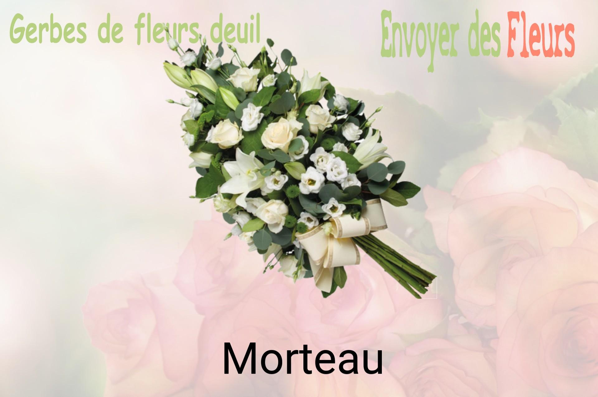 Gerbe de fleurs de deuil livrée à Morteau